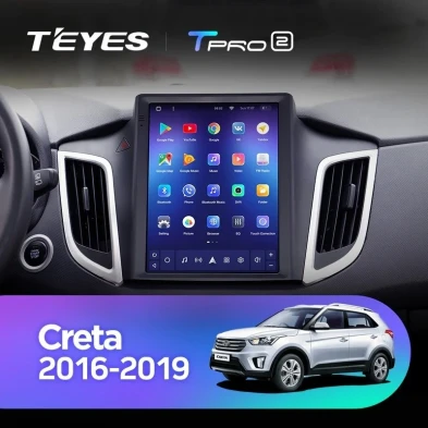 Штатная магнитола Tesla style Teyes TPRO 2 3/32 Hyundai Creta (2015-2019)