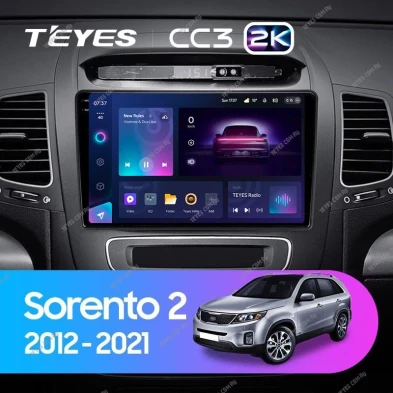 Штатная магнитола Teyes CC3 2K 360 6/128 Kia Sorento 2 II XM (2012-2021) F2
