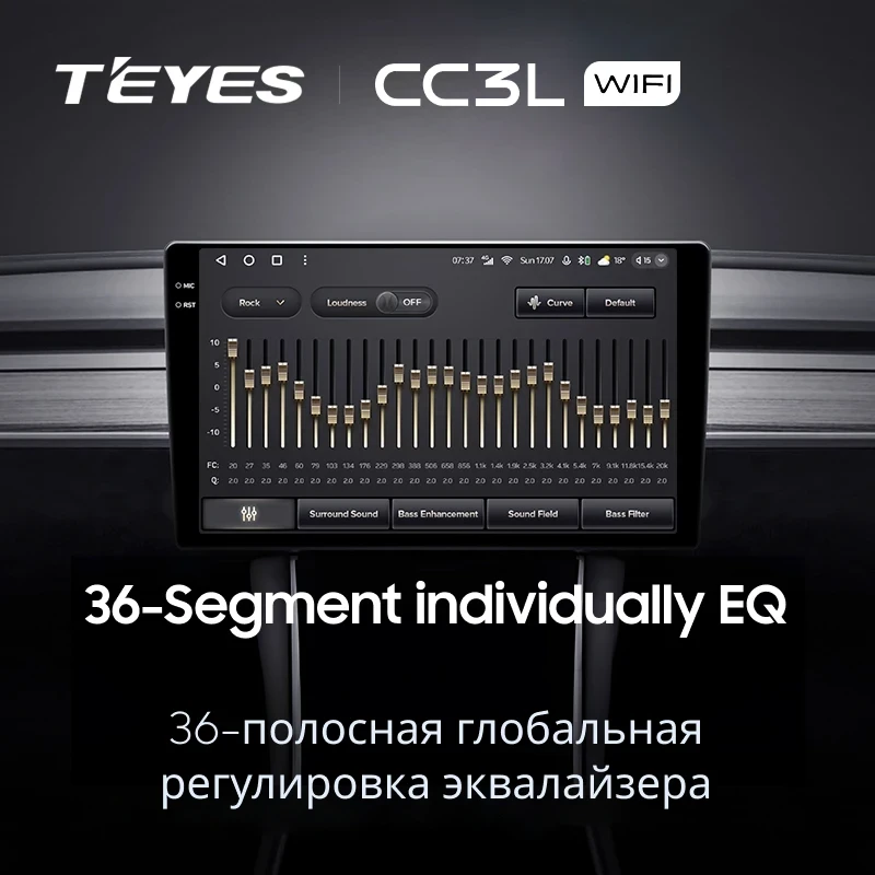 Штатная магнитола Teyes CC3L WiFi 2/32 Mercedes ML W163 (1997-2005) (черная)