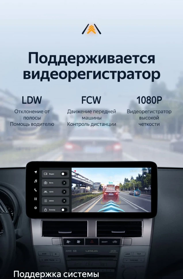 Штатная магнитола Teyes LUX ONE 4/64 Toyota Harrier XU30 (2003-2013) Тип-B