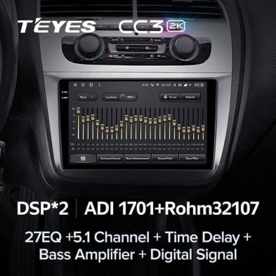 Штатная магнитола Teyes CC3 2K 6/128 Volkswagen Tiguan 1 NF (2006-2017) F2 (10 inch Universal)