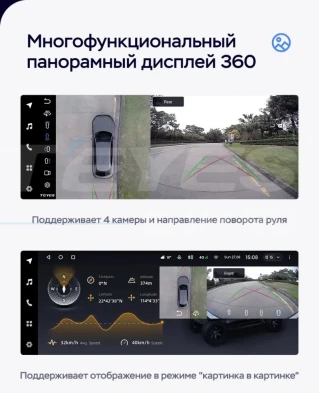 Штатная магнитола Teyes LUX ONE 360 6/128 Toyota Land Cruiser Prado 150 (2009-2013)