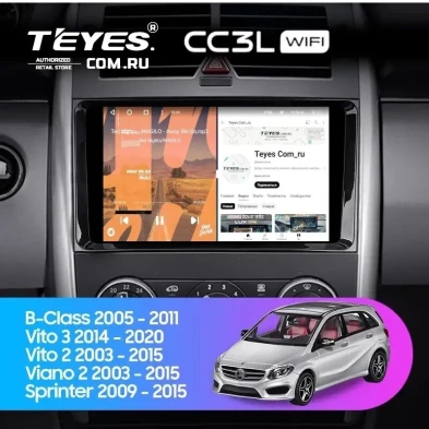 Штатная магнитола Teyes CC3L WiFi 2/32 Mercedes-Benz Sprinter W906 (2006+)