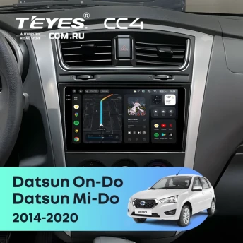 Штатная магнитола Teyes CC4 6/64 Datsun Mi-Do (2014-2020)