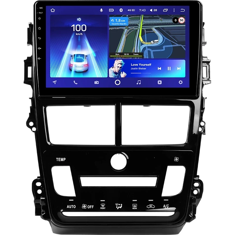 Переходная рамка Toyota Yaris (2017-2020) F2 (9")