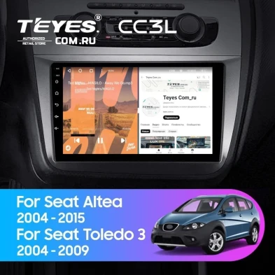 Штатная магнитола Teyes CC3L 4/32 Seat Altea 5P (2004-2015)