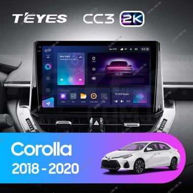 Штатная магнитола Teyes CC3 2K 6/128 Toyota Corolla 12 (2018-2020) Тип-B