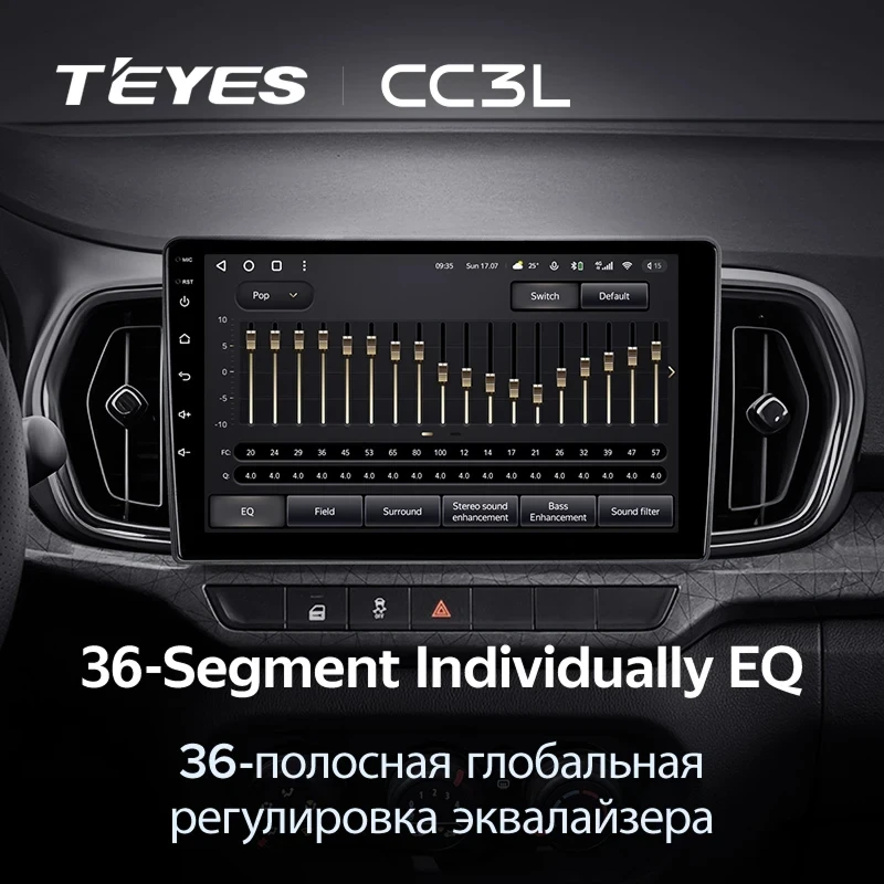 Штатная магнитола Teyes CC3L 4/64 LADA Iskra SW Cross (2025-2026) Тип-A