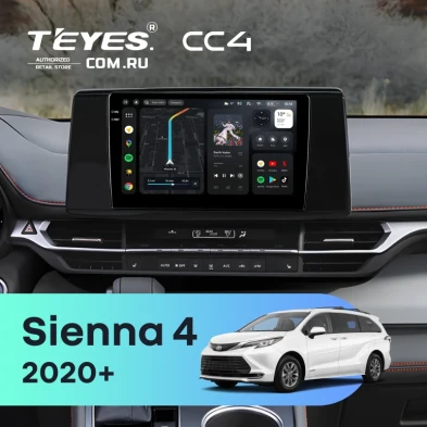 Штатная магнитола Teyes CC4 8/128 Toyota Sienna 4 (2020-2026)