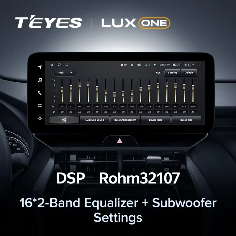 Штатная магнитола Teyes LUX ONE 4/64 Toyota Harrier 4 XU80 (2020-2022)