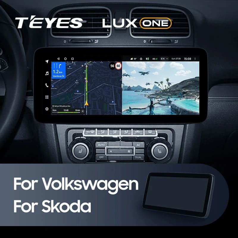Штатная магнитола Teyes LUX ONE 360 6/128 Volkswagen Bora (2008-2012)