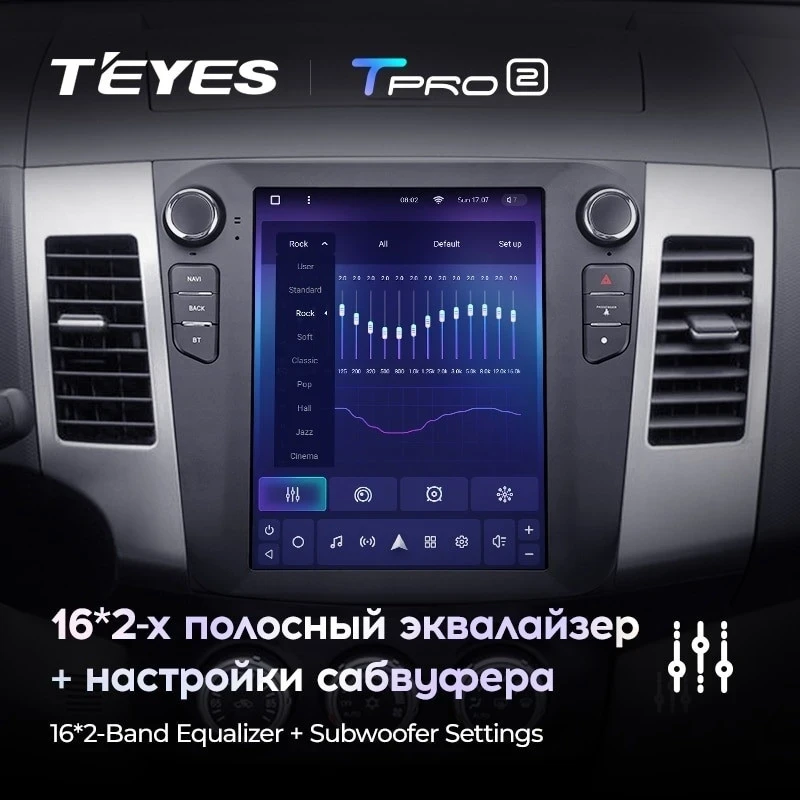 Штатная магнитола Tesla style Teyes TPRO 2 4/64 Citroen C-Crosser 1 (2007-2013) Тип-B