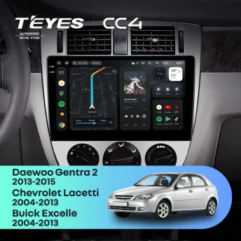 Штатная магнитола Teyes CC4 8/128 Chevrolet Lacetti J200 (2004-2013) F1 Тип-B