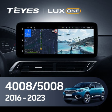 Штатная магнитола Teyes LUX ONE 4/64 Peugeot 5008 (2016-2023)
