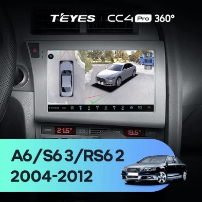 Штатная магнитола Teyes CC4 Pro 360 8/128 Audi S6 3 (2006-2011)