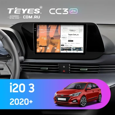 Штатная магнитола Teyes CC3 2K 4/64 Hyundai i20 3 (2020-2025)