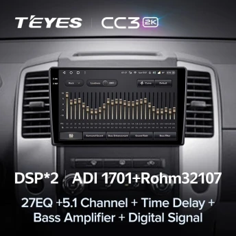 Штатная магнитола Teyes CC3 2K 6/128 Nissan Xterra 2 N50 (2008-2015)