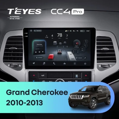 Штатная магнитола Teyes CC4 Pro 8/128 Jeep Grand Cherokee WK2 (2010-2013)