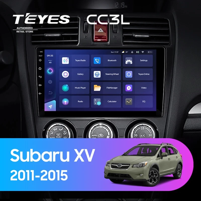 Штатная магнитола Teyes CC3L 4/32 Subaru XV (2011-2015) Тип-A