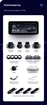 Штатная магнитола Teyes LUX ONE 360 6/128 Honda Jazz 3 (2015-2020)