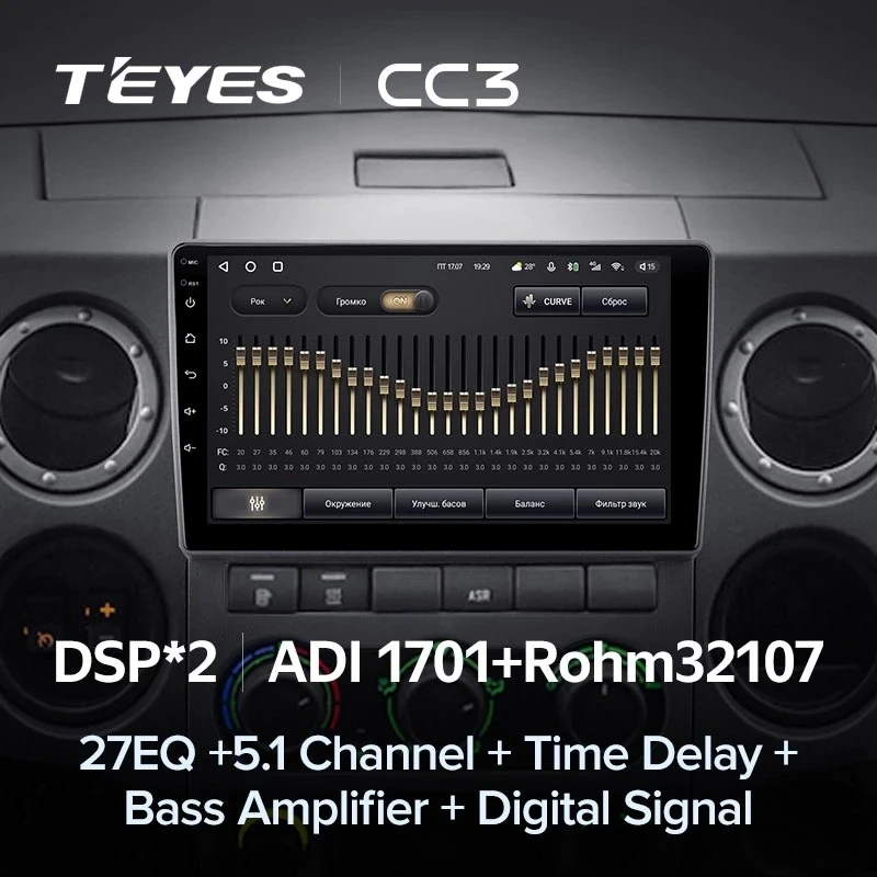 Штатная магнитола Teyes CC3 4/32 для GAZ Gazelle Next (2013-2021) F3