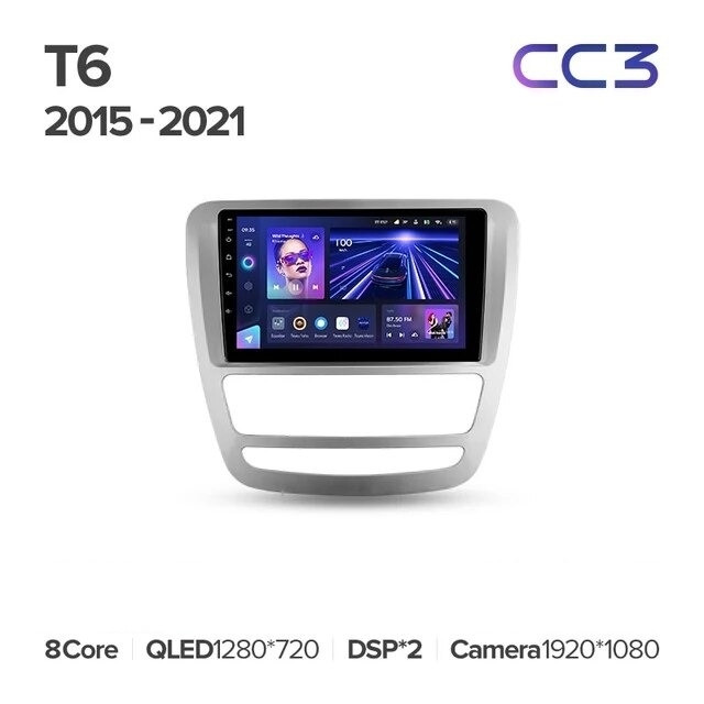 Штатная магнитола Teyes CC3L 4/32 JAC T6 (2015-2021)