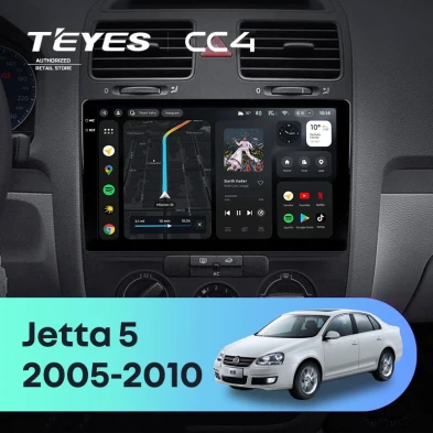 Штатная магнитола Teyes CC4 8/128 Volkswagen Jetta 5 (2005-2010) F3