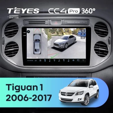 Штатная магнитола Teyes CC4 Pro 360 8/128 Volkswagen Tiguan 1 NF (2006-2017) F2