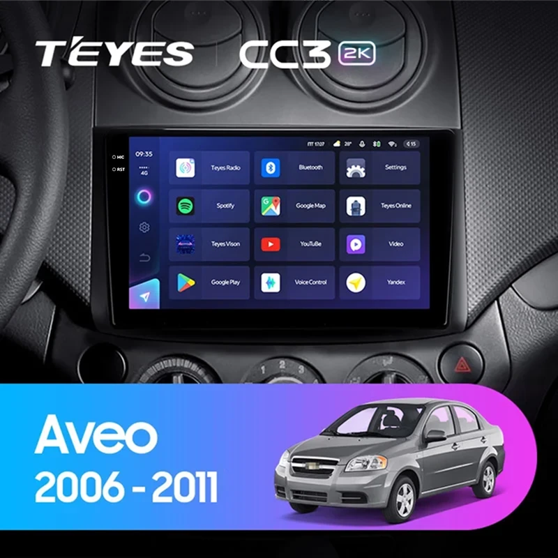 Штатная магнитола Teyes CC3 2K 6/128 Chevrolet Aveo (2006-2011)