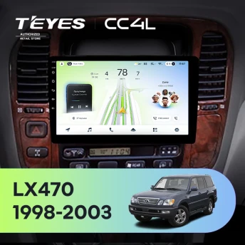 Штатная магнитола Teyes CC4L 6/64 Lexus LX470 J100 (1998-2003) F2