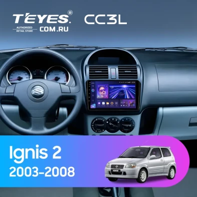 Штатная магнитола Teyes CC3L 4/32 Suzuki Ignis 2 (2003-2008)