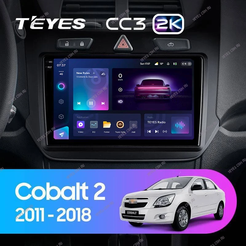 Штатная магнитола Teyes CC3 2K 4/32 Chevrolet Cobalt 2 (2011-2018)