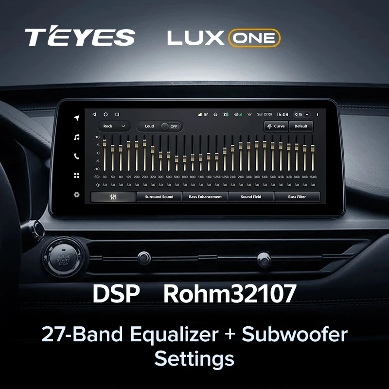 Штатная магнитола Teyes LUX ONE 4/32 (12.3") Chery Tiggo 4 Pro (2020-2023) (split)