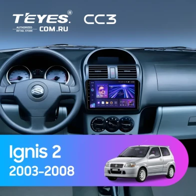 Штатная магнитола Teyes CC3 4/32 Suzuki Ignis 2 (2003-2008)