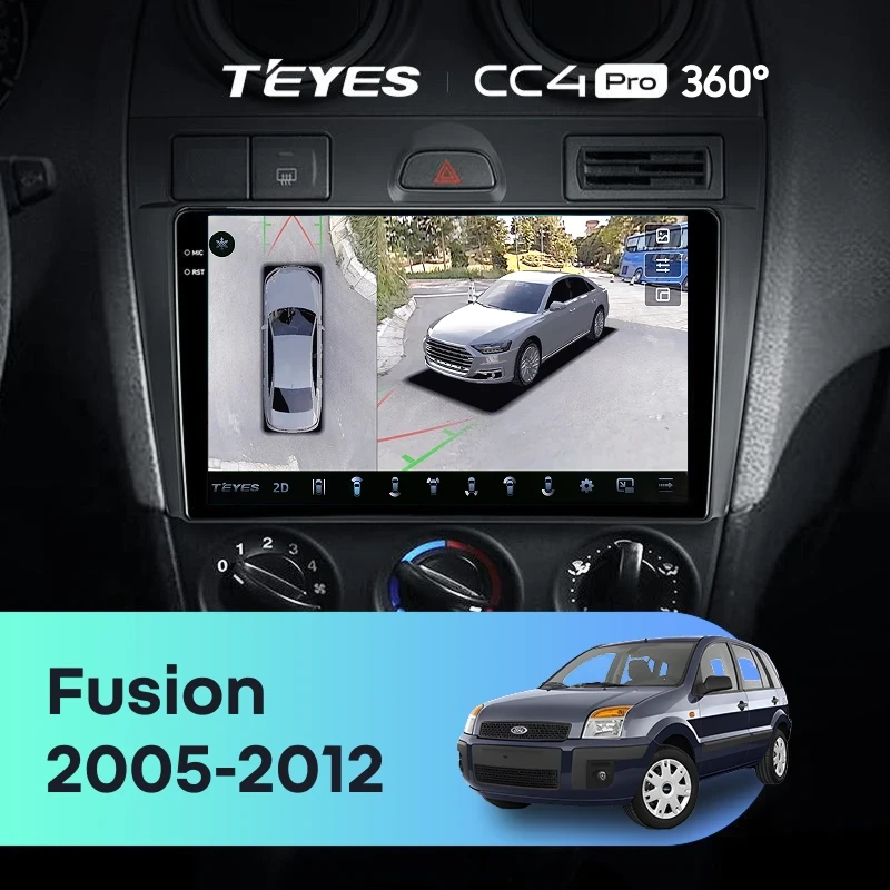 Штатная магнитола Teyes CC4 Pro 360 8/128 Ford Fusion (2005-2012)