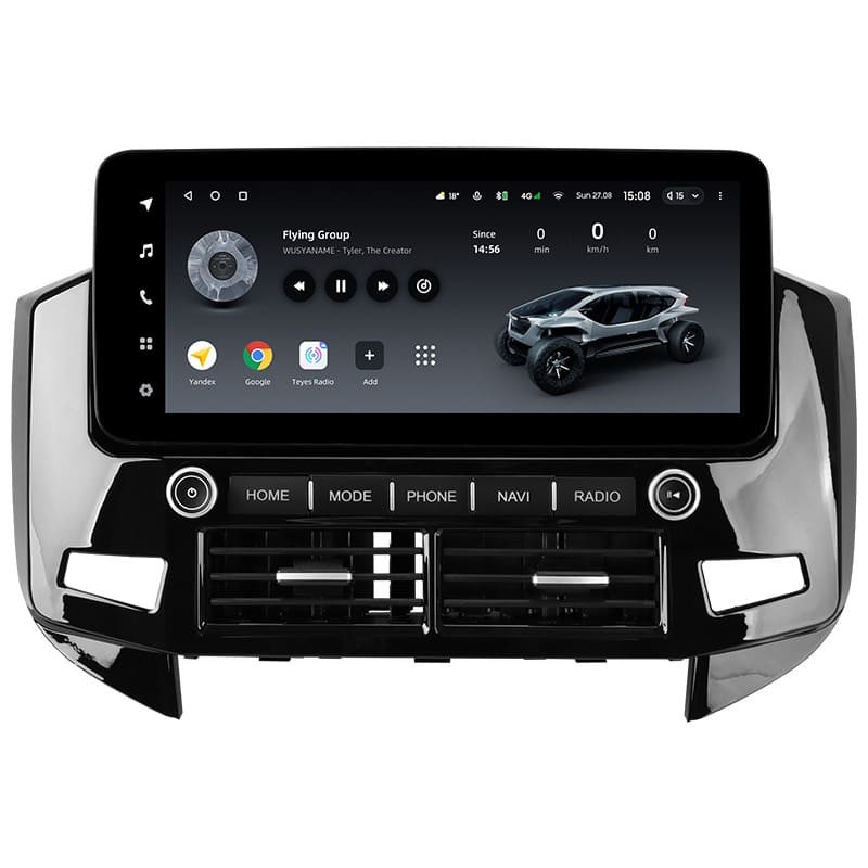 Переходная рамка Mitsubishi Pajero 4 V80 V90 (2006-2024) Тип-B (12,3")