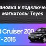 Штатная магнитола Teyes CC3 2K 6/128 Toyota Land Cruiser 11 200 (2007-2015) F2 Тип-B