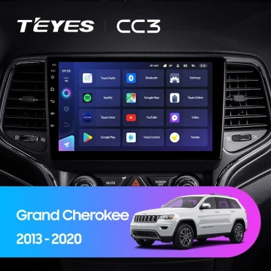 Штатная магнитола Teyes CC3 4/32 Jeep Grand Cherokee WK2 (2013-2020) F1