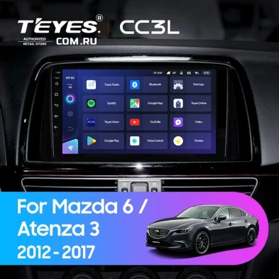 Штатная магнитола Teyes CC3L 4/32 Mazda Atenza 3 (2012-2017) Тип-A Правый руль