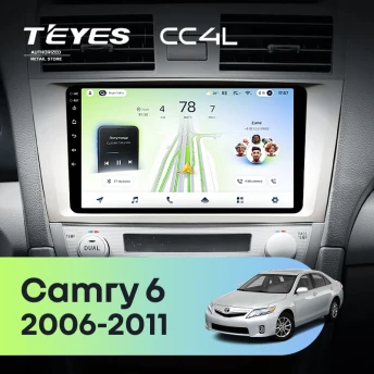 Штатная магнитола Teyes CC4L 6/64 Toyota Camry 6 XV 40 (2006-2011) F2