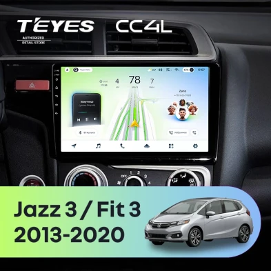 Штатная магнитола Teyes CC4L 6/64 Honda Jazz 3 (2013-2020) Тип-A
