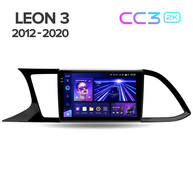 Штатная магнитола Teyes CC3 2K 360 6/128 Seat Leon 3 (2012-2020) F3