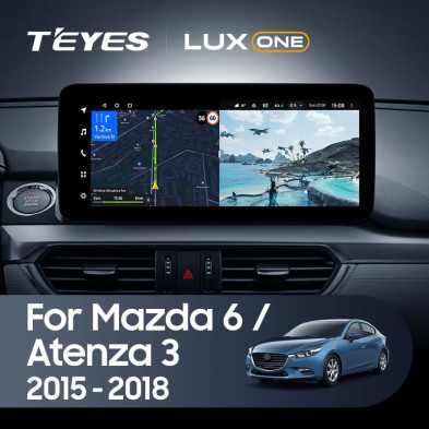 Штатная магнитола Teyes LUX ONE 6/128 Mazda Atenza 3 (2015-2018) Тип-B Правый руль