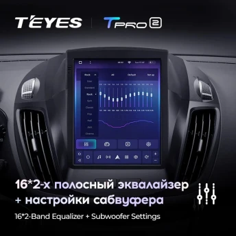 Штатная магнитола Tesla style Teyes TPRO 2 4/64 Ford Kuga 2 (2012-2019)