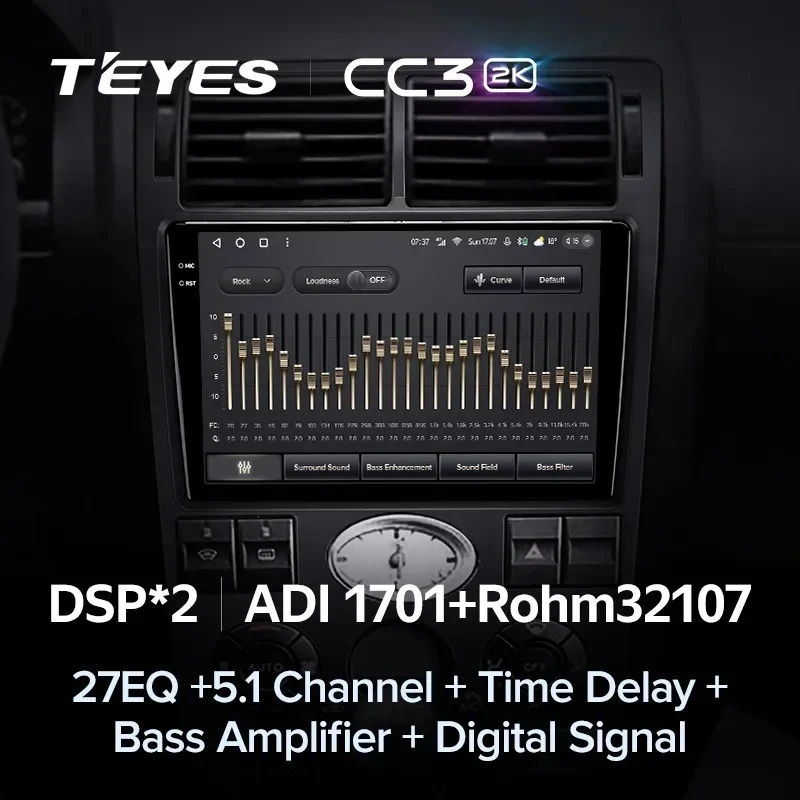 Штатная магнитола Teyes CC3 2K 360 6/128 Ford Mondeo 3 (2000-2007) F1