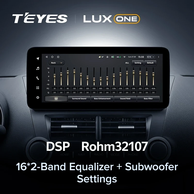 Штатная магнитола Teyes LUX ONE 6/128 Toyota Highlander 2 XU40 (2007-2013)