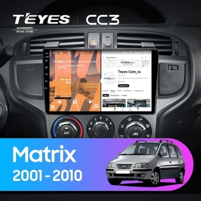 Штатная магнитола Teyes CC3 4/32 Hyundai Matrix (2001-2010)
